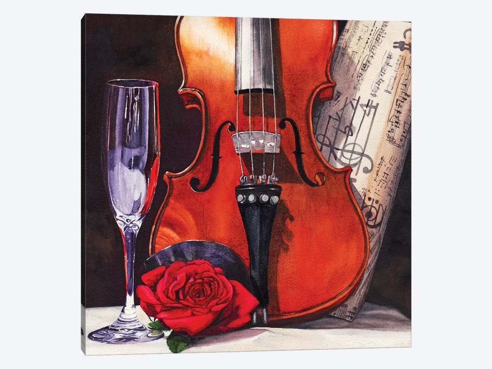 After The Serenade by Peter Williams 1-piece Canvas Print
