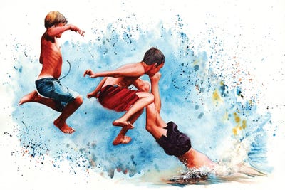 Splash by Peter Williams canvas print