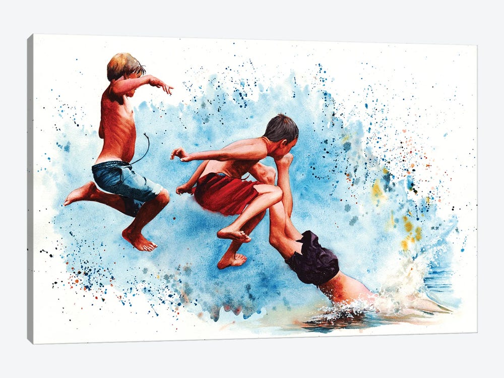 Splash by Peter Williams 1-piece Canvas Print