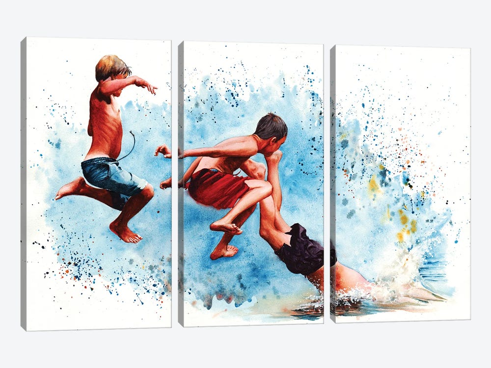 Splash by Peter Williams 3-piece Canvas Print