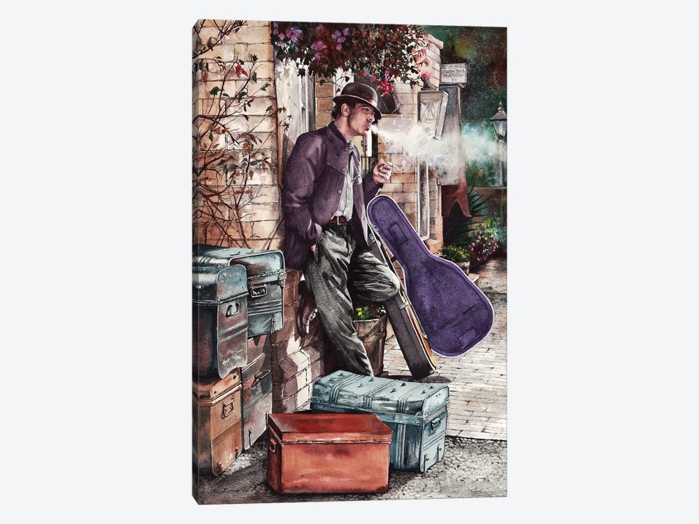 Travelling Man by Peter Williams 1-piece Canvas Print