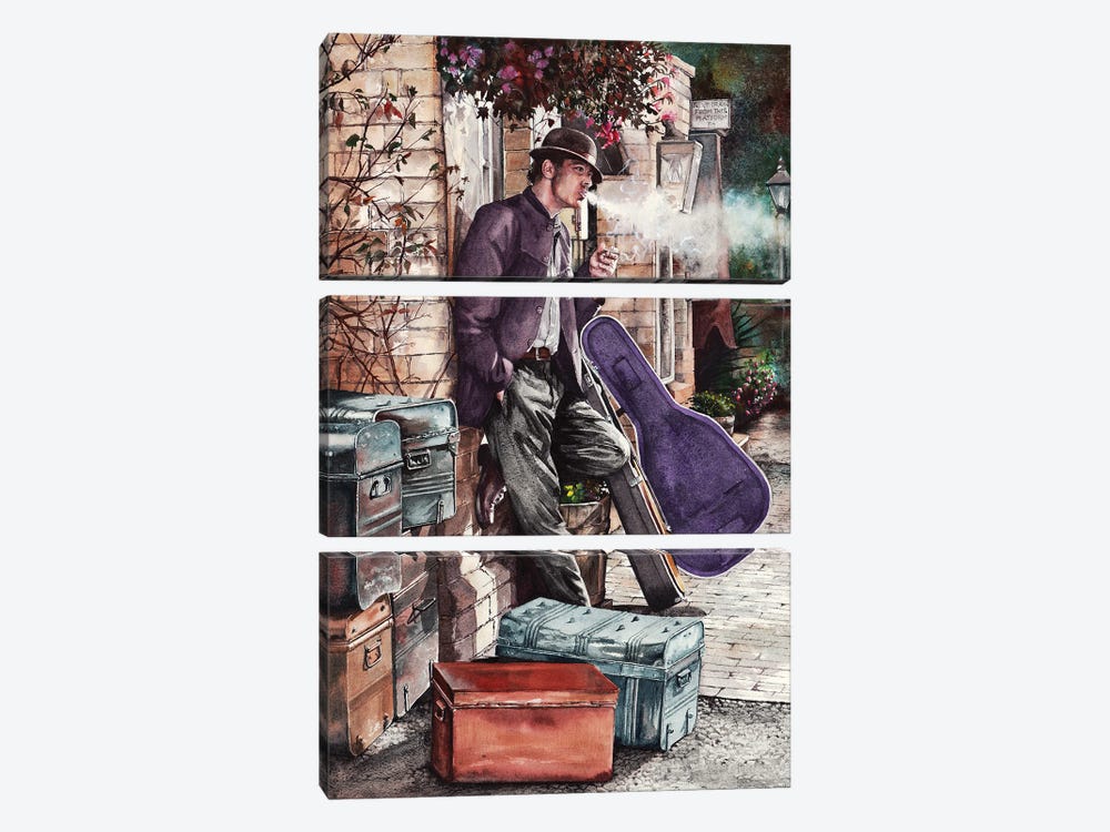 Travelling Man by Peter Williams 3-piece Art Print