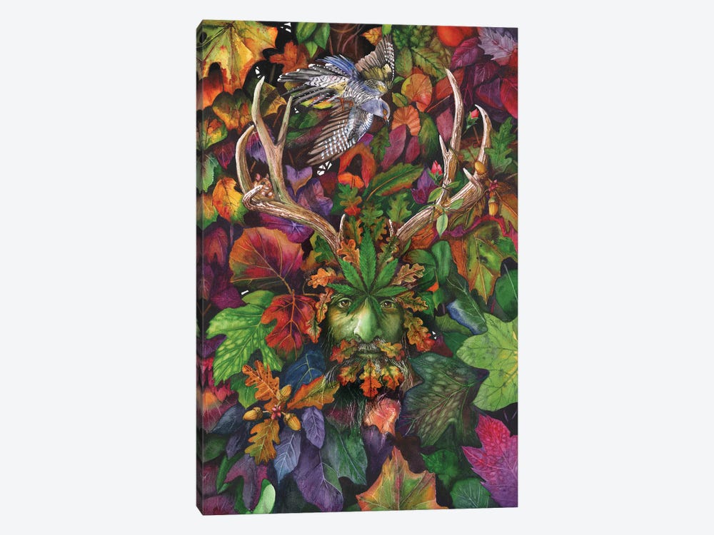The Green Man II by Peter Williams 1-piece Canvas Print