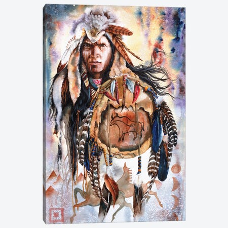 Keeper Of Legends Canvas Print #PWI68} by Peter Williams Canvas Art