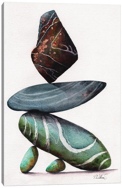 Rock Steady Canvas Art Print - Natural Elements