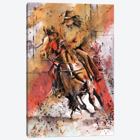 Rodeo Canvas Print #PWI91} by Peter Williams Canvas Art Print