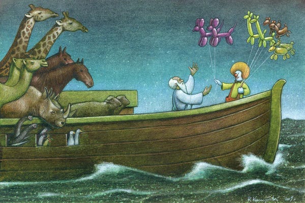 Rhinoceroses: Noah by Pawel Kuczynski