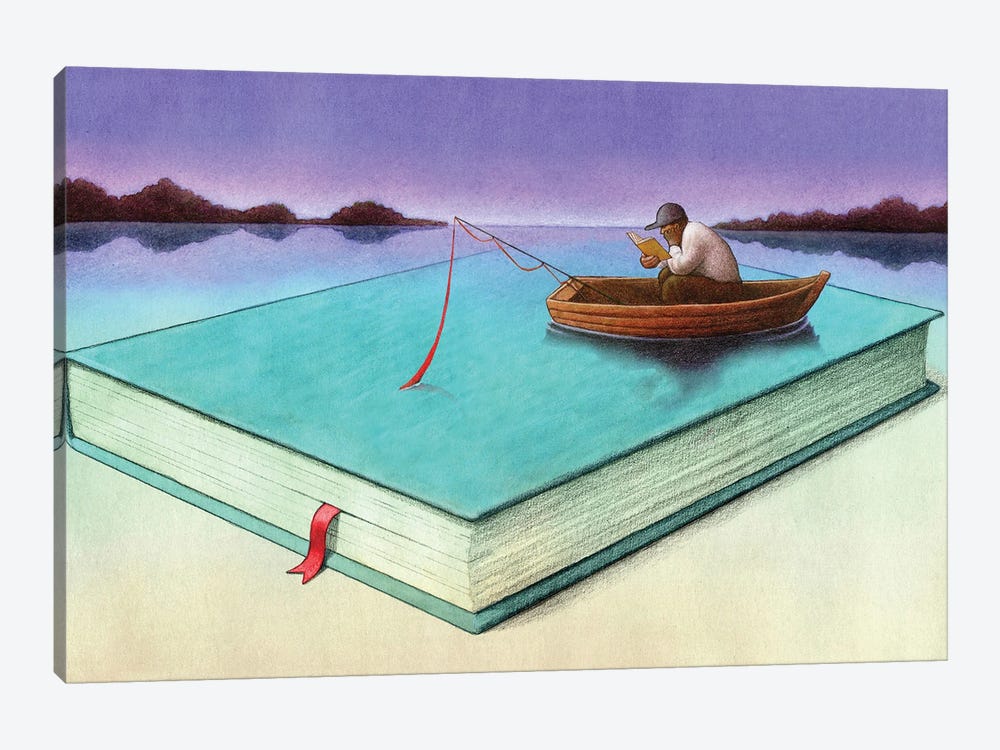 Fishing by Pawel Kuczynski 1-piece Canvas Print