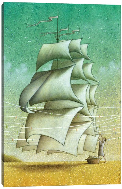 Sails Canvas Art Print - Pawel Kuczynski