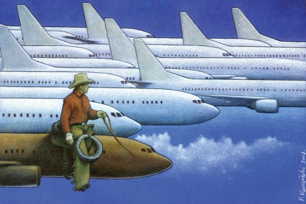 Airplanes: Cowboy by Pawel Kuczynski