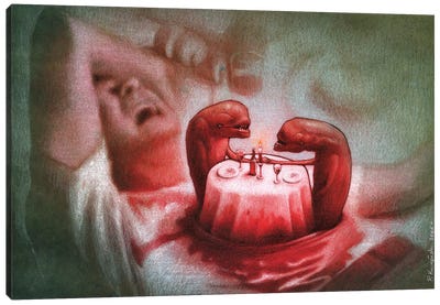 Alien Canvas Art Print - Pawel Kuczynski