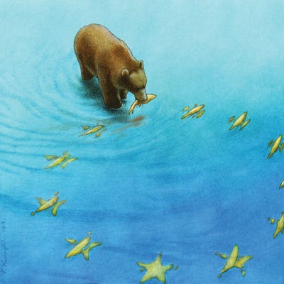 Eu Fishing by Pawel Kuczynski canvas print