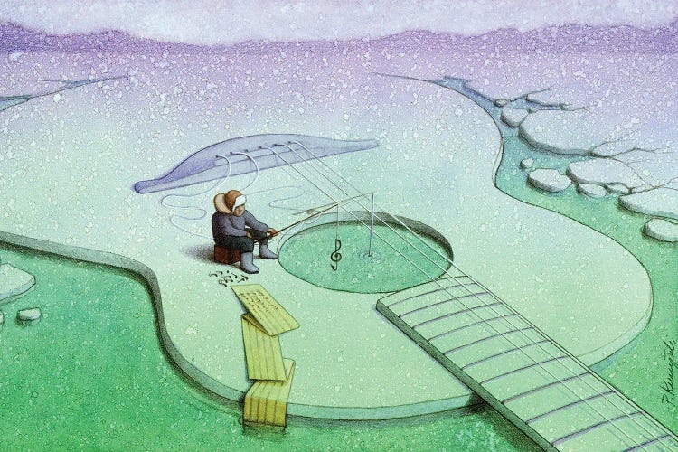 Guitar by Pawel Kuczynski wall art