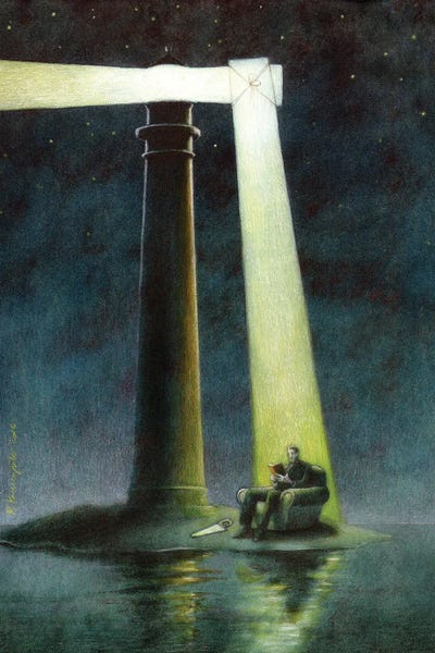 Reading: Light by Pawel Kuczynski