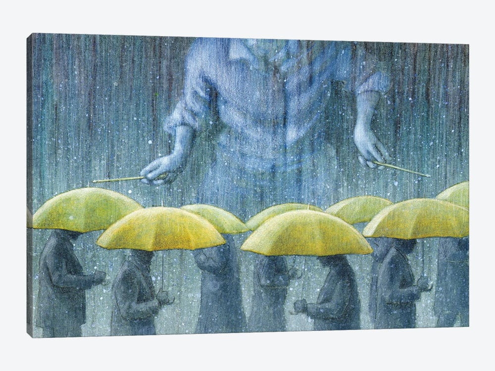Rain Drummer by Pawel Kuczynski 1-piece Art Print