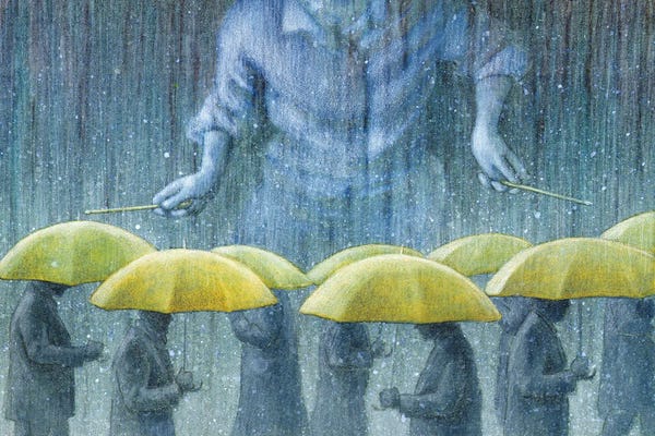 Rain: Rain Drummer by Pawel Kuczynski