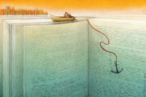 Anchors: Reader by Pawel Kuczynski