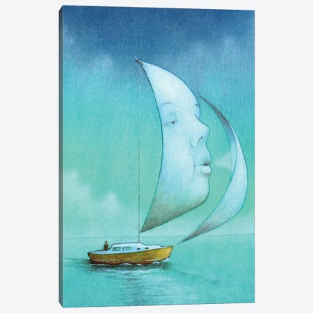 Boat Soul Canvas Print #PWK45} by Pawel Kuczynski Canvas Art Print