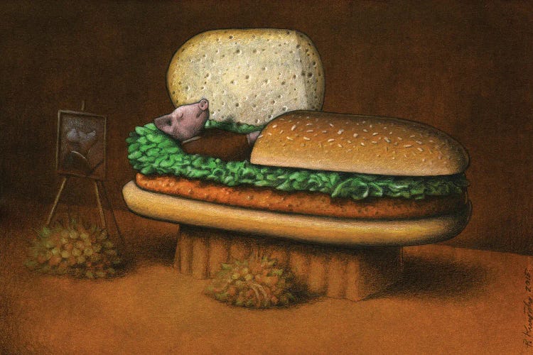Coffin by Pawel Kuczynski wall art