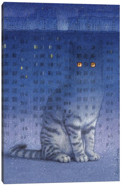 Insomnia Canvas Art Print - Pawel Kuczynski