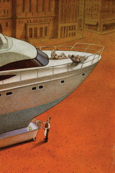 Crisis by Pawel Kuczynski canvas print