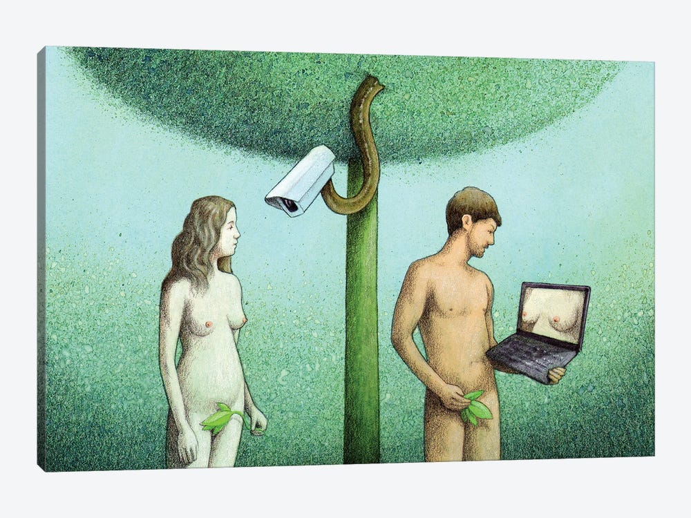 Pornography by Pawel Kuczynski 1-piece Art Print