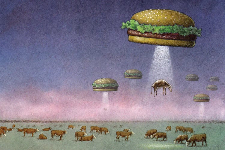 UFO by Pawel Kuczynski wall art