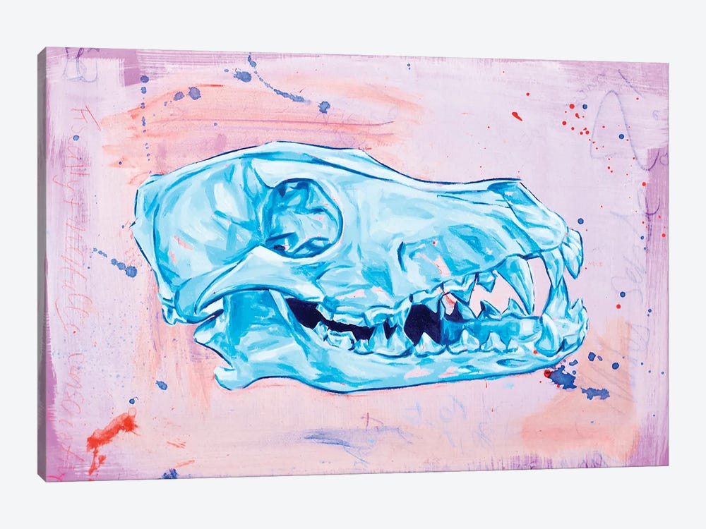 Coyote Skull by Paul Ward 1-piece Canvas Art