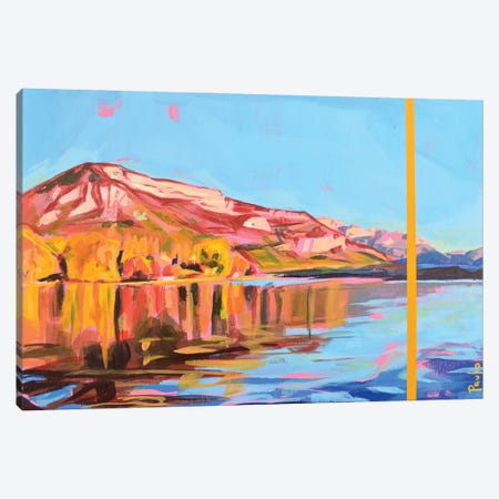Lake Annecy Canvas Print #PWL15} by Paul Ward Canvas Print