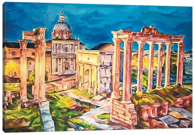 The Forum Canvas Art Print - Paul Ward