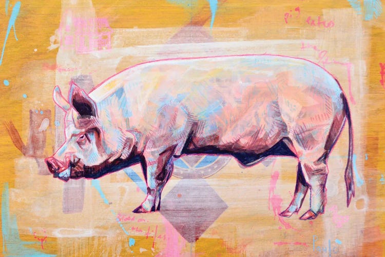 The Race by Paul Ward wall art