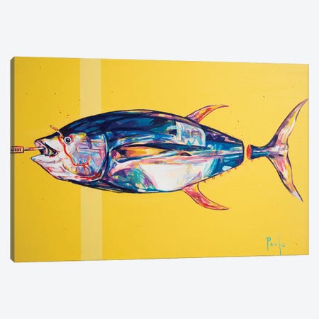 Yellowfin Canvas Print #PWL35} by Paul Ward Art Print