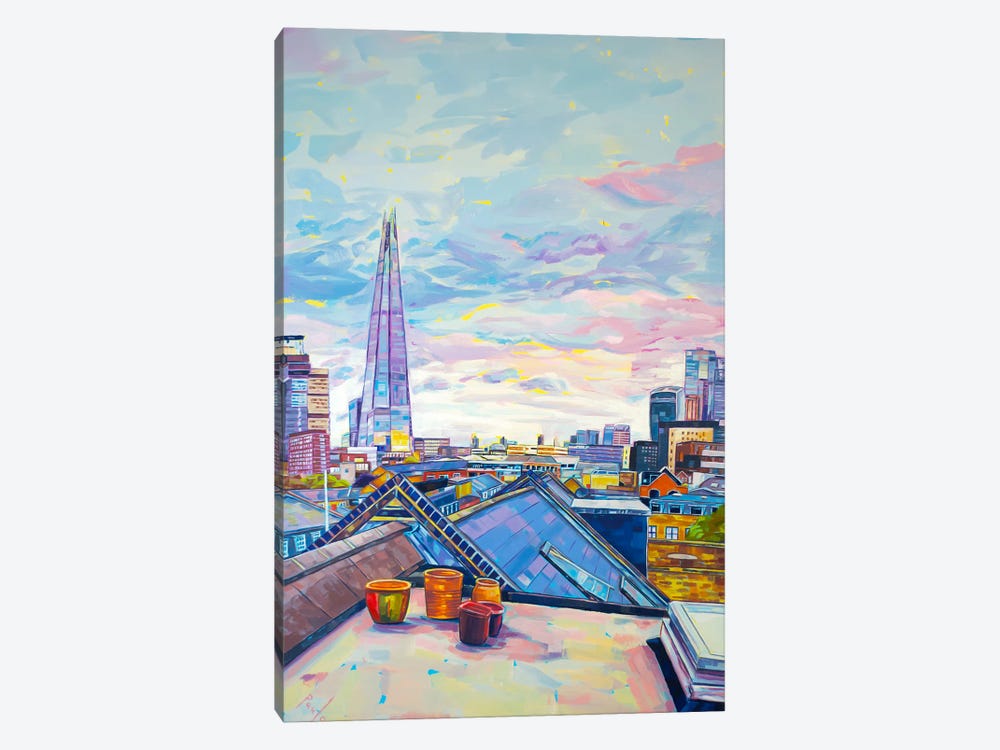 London Rooftops by Paul Ward 1-piece Canvas Artwork