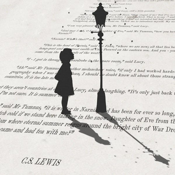 Kids Inspirational Art: Lucy in Narnia by Peter Walters