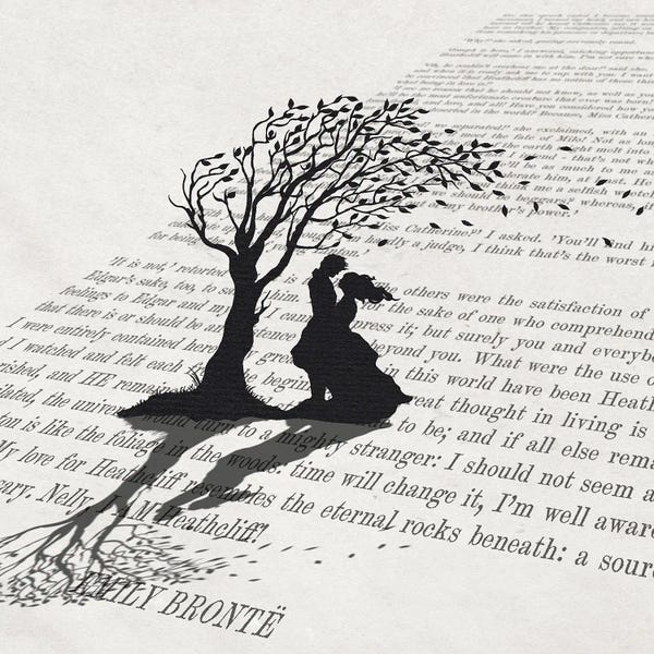 Black & White Florals: Wuthering Heights by Peter Walters