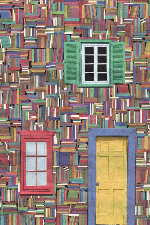 The Bookhouse by Peter Walters wall art
