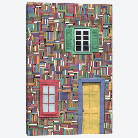 The Bookhouse Canvas Print #PWR31} by Peter Walters Canvas Wall Art