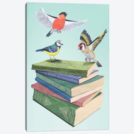 The Pleasure Of Birds Canvas Print #PWR32} by Peter Walters Canvas Artwork