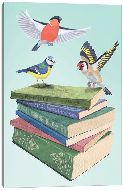 The Pleasure Of Birds Canvas Art Print - Peter Walters