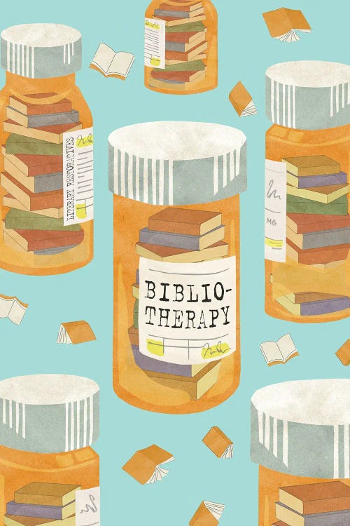 Bibliotherapy by Peter Walters wall art