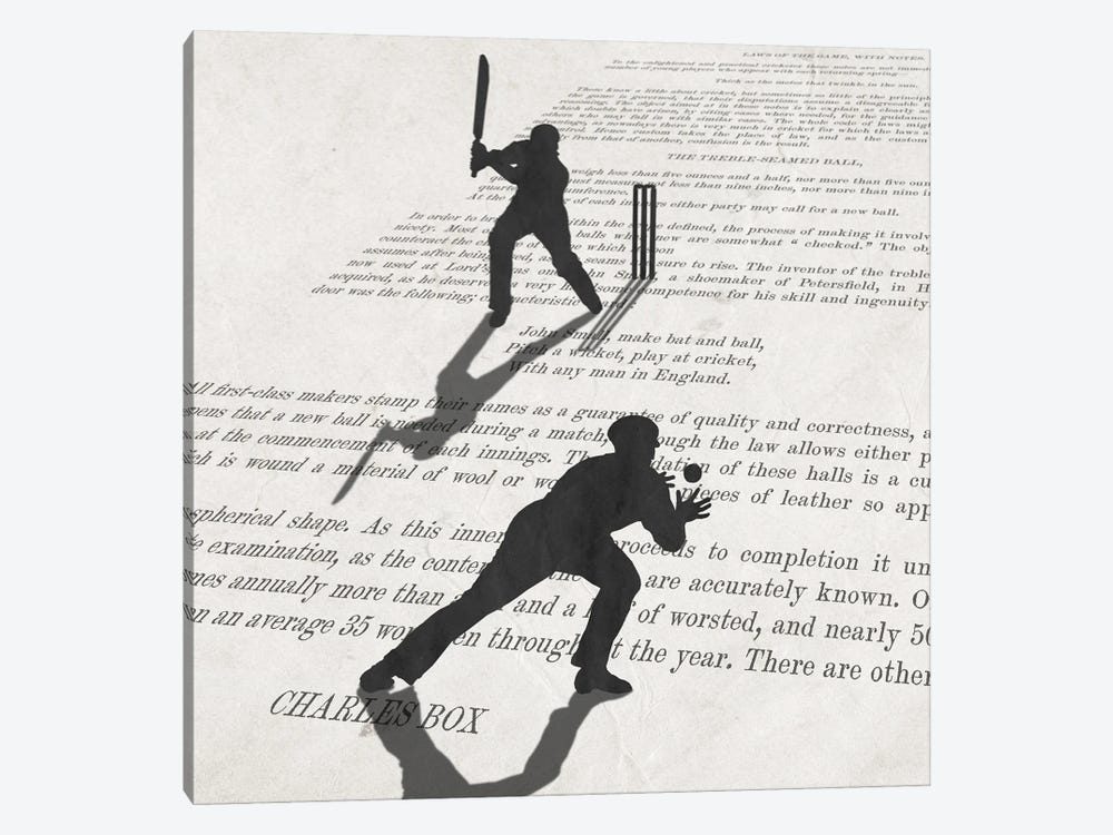 The Art Of Cricket by Peter Walters 1-piece Art Print