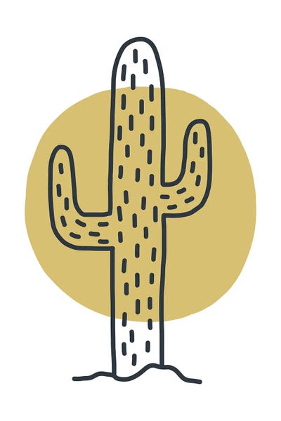 Pixy Paper: Cactus Moon Mustard by Pixy Paper