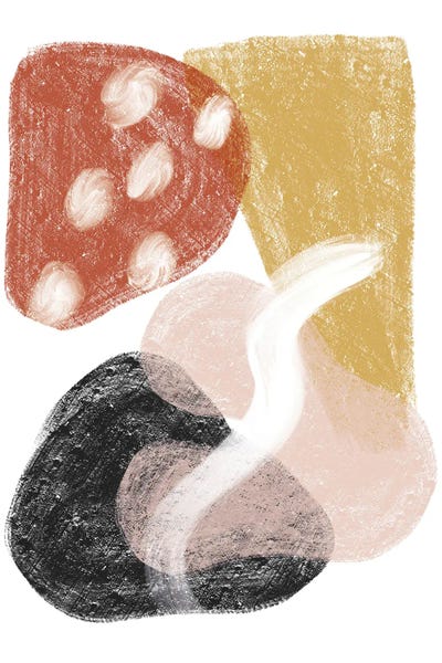 Dalia Chalk Mix Match Shapes by Pixy Paper art print