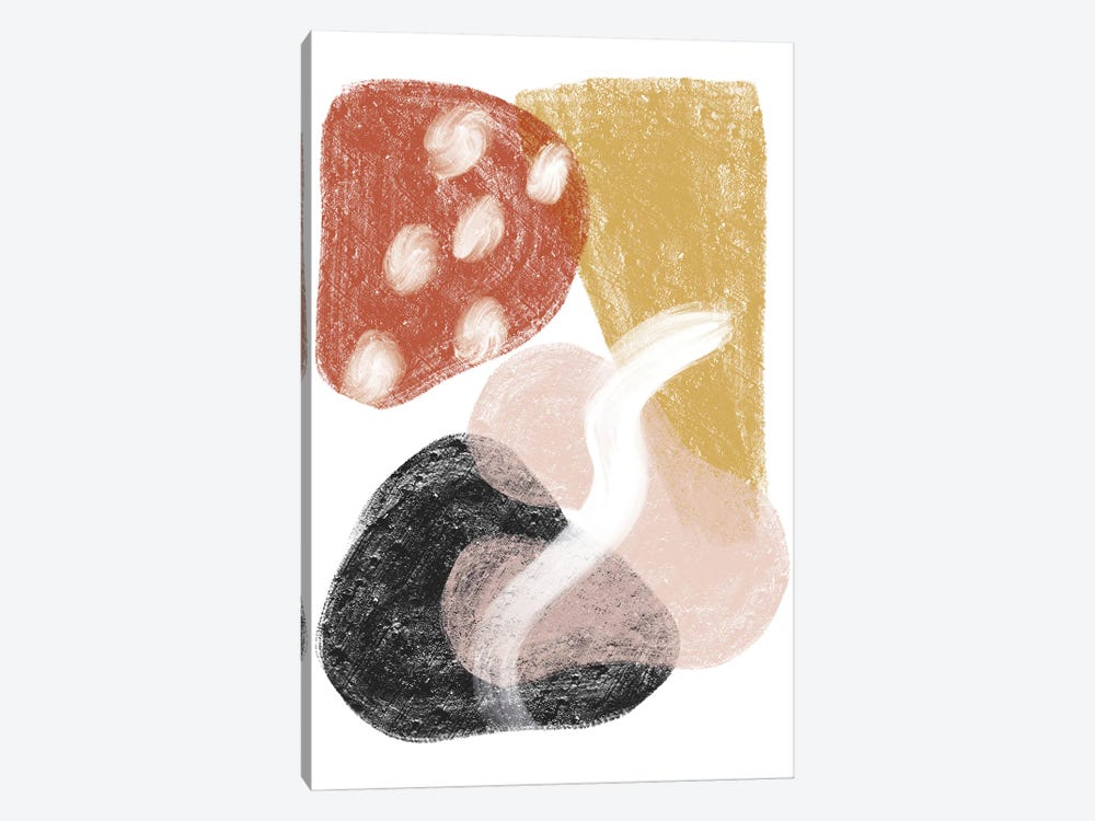 Dalia Chalk Mix Match Shapes by Pixy Paper 1-piece Canvas Art