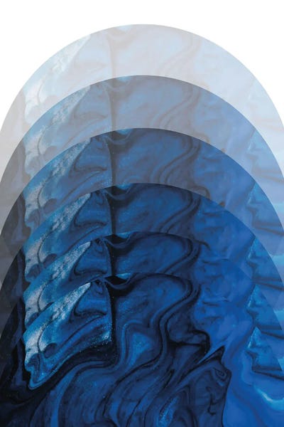 Pixy Paper: Gradient Sun Rising Navy Marble by Pixy Paper