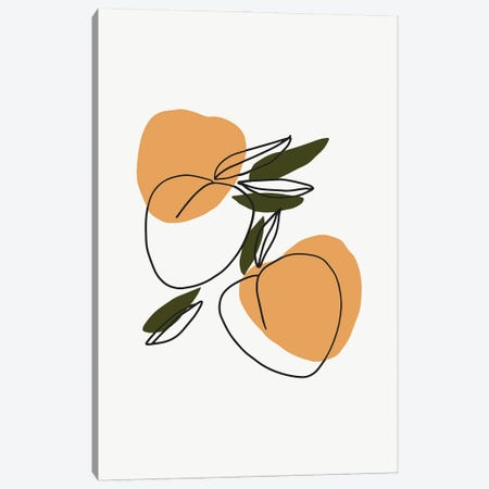 Mica Apricots III Canvas Print #PXY1096} by Pixy Paper Canvas Print