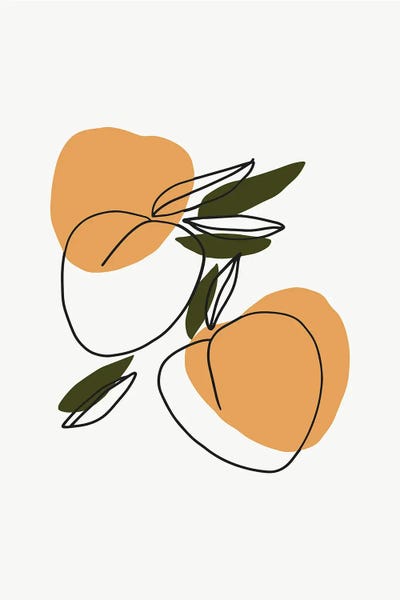 Pixy Paper: Mica Apricots III by Pixy Paper