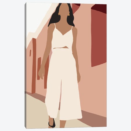 Mica Girl In Street VII Canvas Print #PXY1097} by Pixy Paper Canvas Print