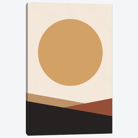 Mica Sand Big Sun XVII Canvas Print #PXY1106} by Pixy Paper Canvas Print