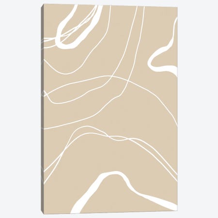 Mica Sand Swirls XXIV Canvas Print #PXY1120} by Pixy Paper Canvas Wall Art